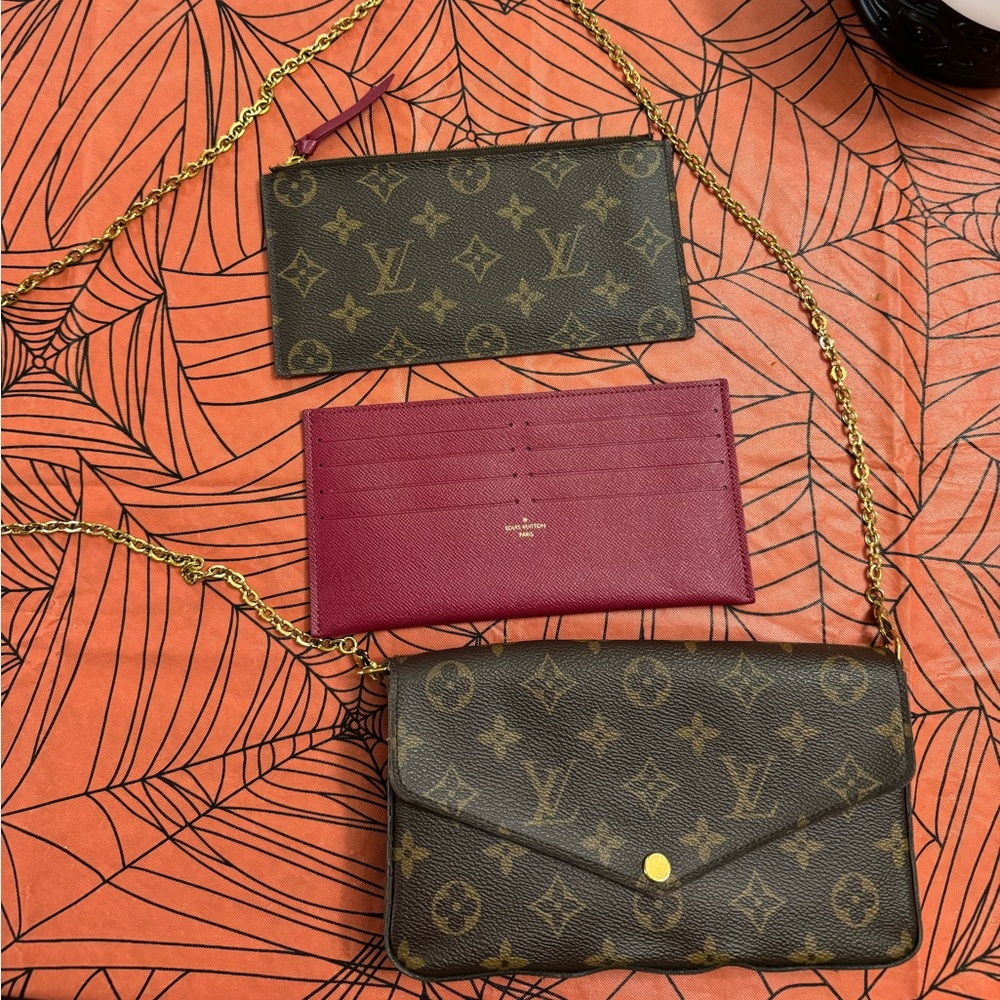 Louis Vuitton Felicie with Chain and Inserts
